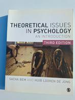 Theoretical Issues in Psychology - 3e editie, Ophalen of Verzenden, Zo goed als nieuw, Overige onderwerpen, Sacha Bem en Huib Looren de Jong