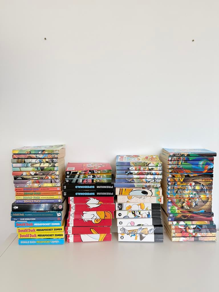 Grote collectie Donald Duck stripboeken, Meerdere stripboeken, Ophalen, Gelezen