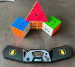 Rubiks cube collectie met timer., Ophalen of Verzenden, Minder dan 500 stukjes, Zo goed als nieuw, Rubik's of 3D-puzzel