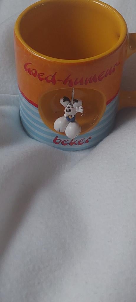 DIDLL MOK / BEKER  GOED-HUMEUR BEKER  en pennen blikje diddl, Ophalen of Verzenden, Diddl, Zo goed als nieuw, Servies