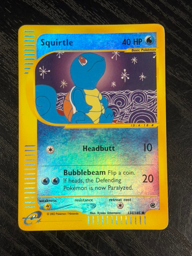 Squirtle 132/165, Ophalen of Verzenden, Zo goed als nieuw
