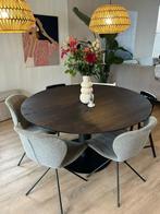 Ronde eiken eettafel (140 cm) NIEUW!, Huis en Inrichting, Tafels | Eettafels, Ophalen, Nieuw, 100 tot 150 cm, 100 tot 150 cm