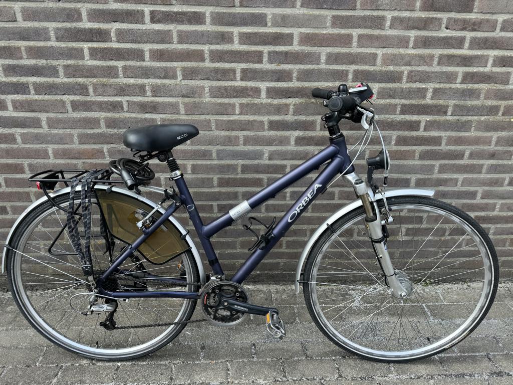 Zeer nette Orbea damesfiets | trekkingfiets | maat 48, Gebruikt, Velgrem, 47 tot 50 cm, Versnellingen