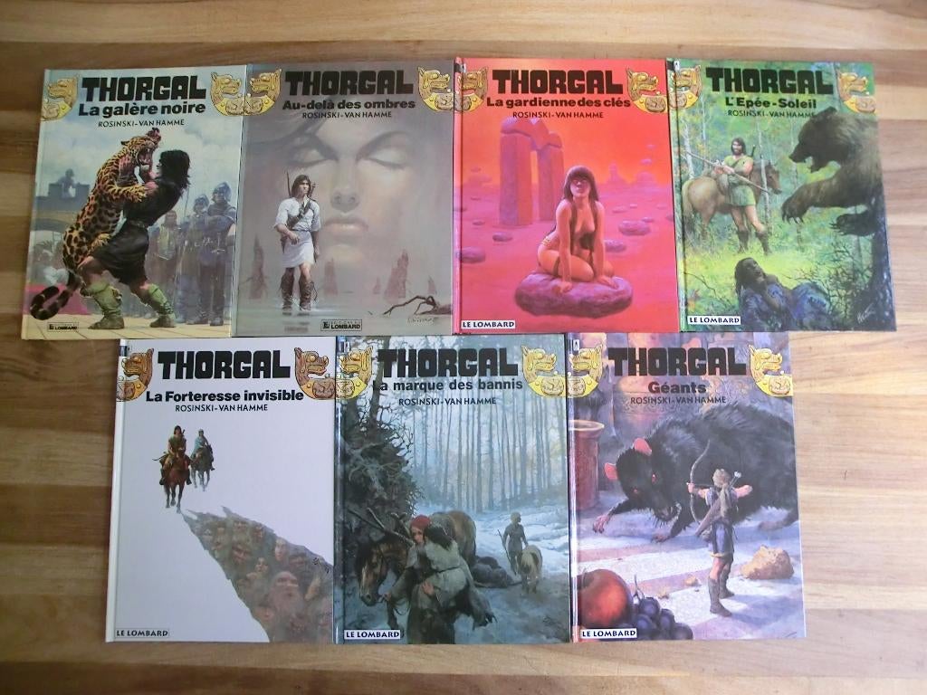 Nog 4 Franstalige hardcoveralbums uit de reeks van Thorgal, Boeken, Stripboeken, Meerdere stripboeken, Ophalen of Verzenden, Gelezen
