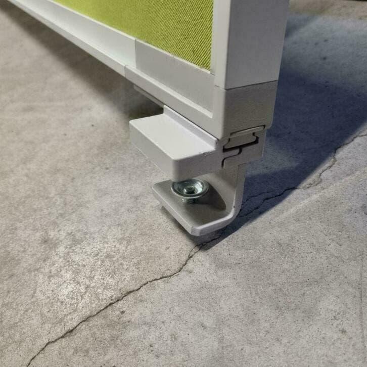 2x STEELCASE scheidingswand voor bureau afm 160x47 cm, Ophalen, Gebruikt