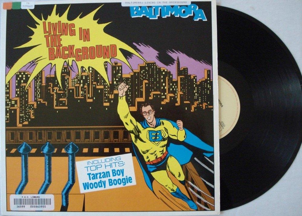 Baltimora - Living in the background, Ophalen of Verzenden, 1980 - 1989, Gebruikt, 12 inch
