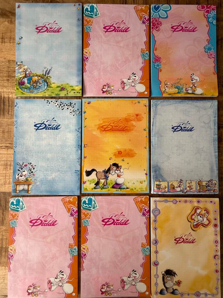 Diddl A4 blokken, Ophalen of Verzenden, Diddl, Zo goed als nieuw, Papier, Kaart of Schrift