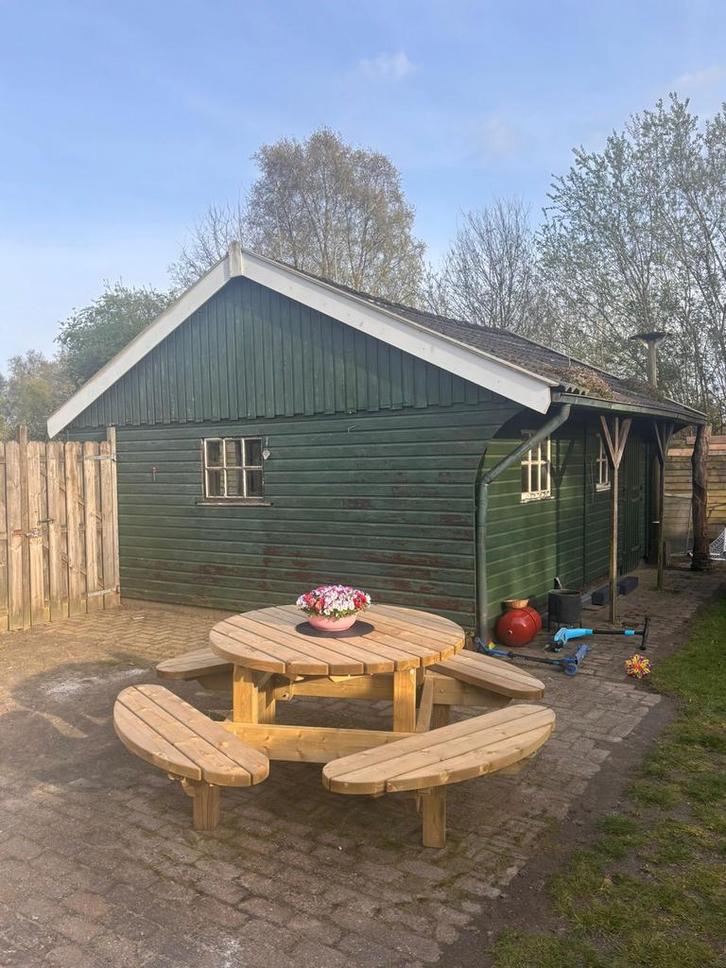 Houten schuur, Tuin en Terras, Tuinhuizen, Gebruikt, Schuur, Hout, 250 tot 500 cm, 200 tot 400 cm, 1 raam, Ophalen