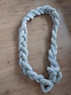 Bedbumper, grijs fluweel, Ophalen of Verzenden, Zo goed als nieuw