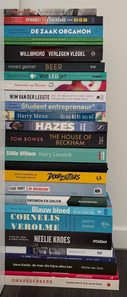 Diverse titels biografieën management bedrijven, Ophalen of Verzenden, Zo goed als nieuw, Management