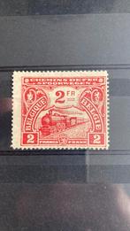 België spoorweg 120 met plakker trein/1298, Ophalen of Verzenden