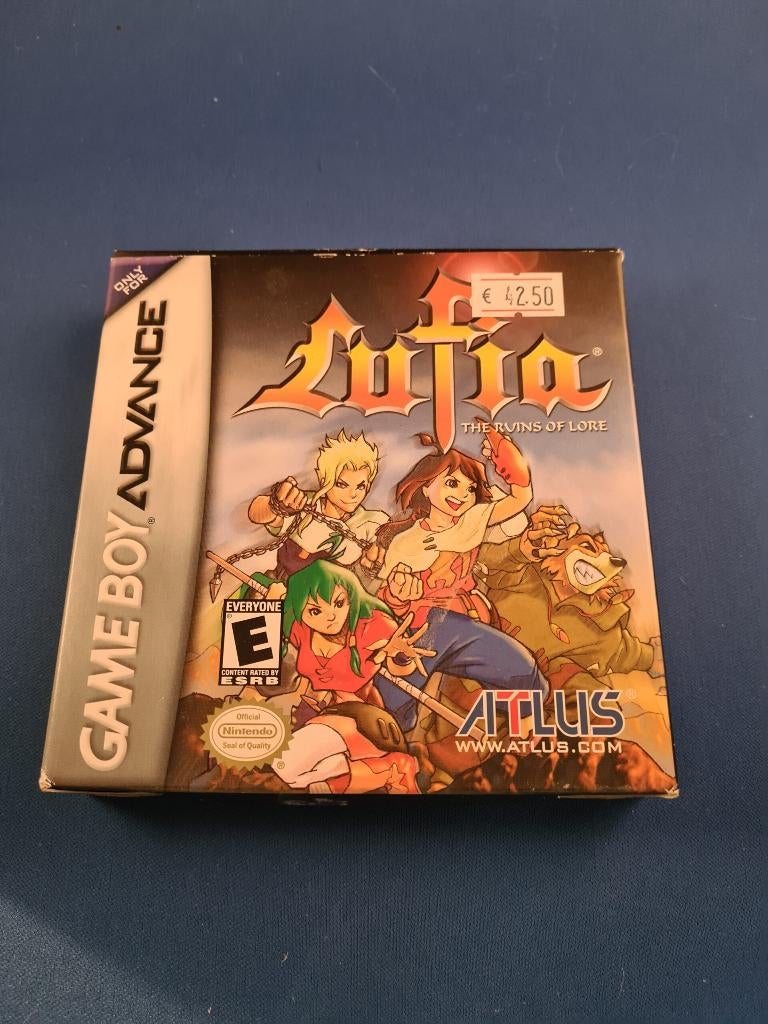 GBA - Lufia The Ruins of Lore (Box only), Spelcomputers en Games, Games | Nintendo Super NES, Avontuur en Actie, Gebruikt, Verzenden