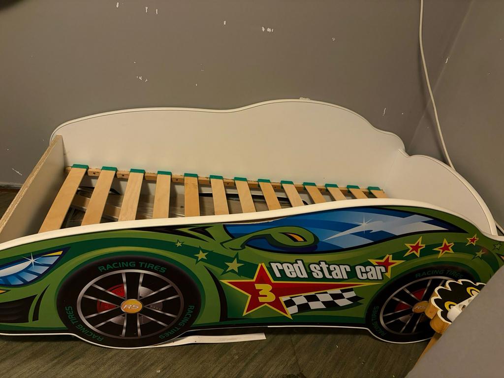 Autobed, Ophalen, Gebruikt, Eenpersoons, 140 cm