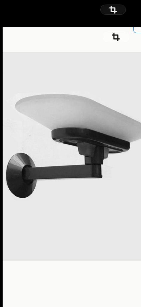 Arteluce Jill wandlamp - zwart met matglas, Ophalen of Verzenden, Glas