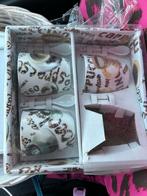 Espresso kopjes met lepeltjes in doosje, Keramiek, Nieuw, Ophalen of Verzenden, Overige stijlen