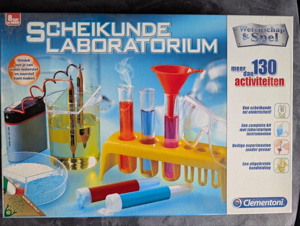 Scheikunde laboratorium, compleet, Ophalen of Verzenden