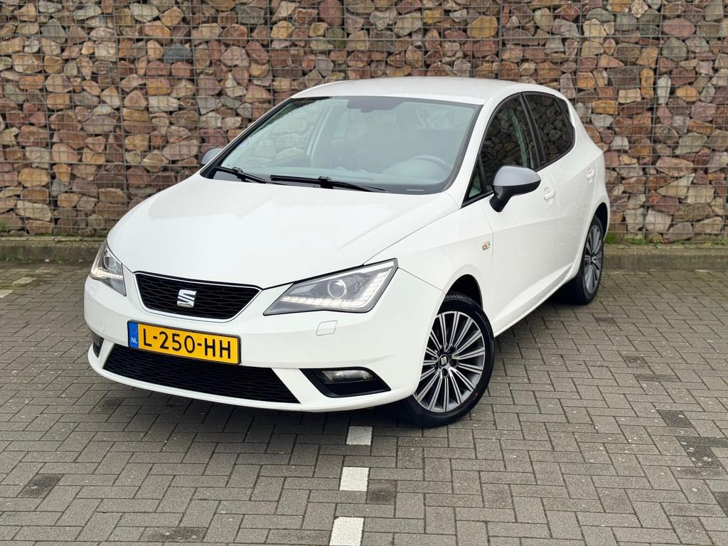 Seat Ibiza 1.0 EcoTSI FR Connect Automaat Airco, Auto's, LED verlichting, Leder en Stof, Bedrijf, 570 kg