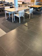 Tuinset met keramisch blad en aluminium stoelen, 4 zitplaatsen, Eettafel, Aluminium, Ophalen of Verzenden