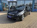 Peugeot 308 1.2 PureTech GT-Line Airco Cruise Navi Lmv A.Cam, Gebruikt, 1199 cc, Leder en Stof, Zwart