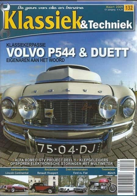 Klassiek & Techniek 132 2009 : Fiat 130 Coupe - Ford Granada, Boeken, Auto's | Folders en Tijdschriften, Gelezen, Algemeen, Ophalen of Verzenden