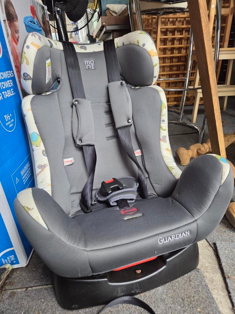 Moni Guardian autostoel, Ophalen, Gebruikt, Slaapstand, Autogordel