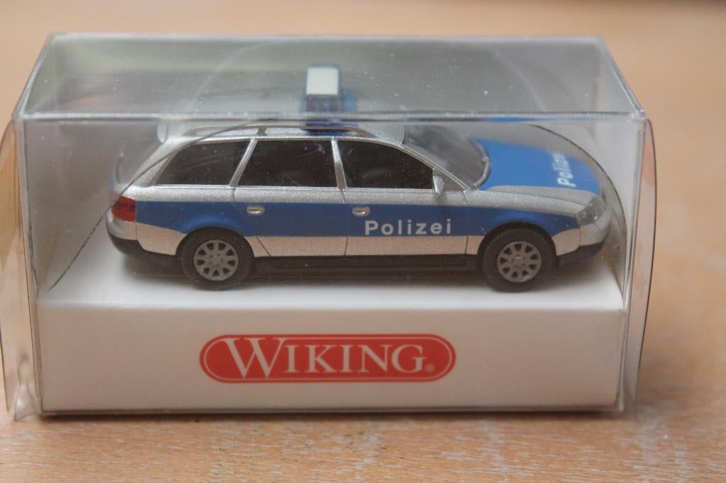 Wiking Audi A6 station in polizei-uitvoering, Hobby en Vrije tijd, Modelauto's | 1:87, Ophalen of Verzenden, Zo goed als nieuw