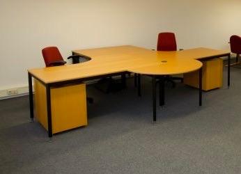 Buro combinatie (IKEA), Huis en Inrichting, Bureaus, Ophalen, Gebruikt, Hout, Hoekbureau