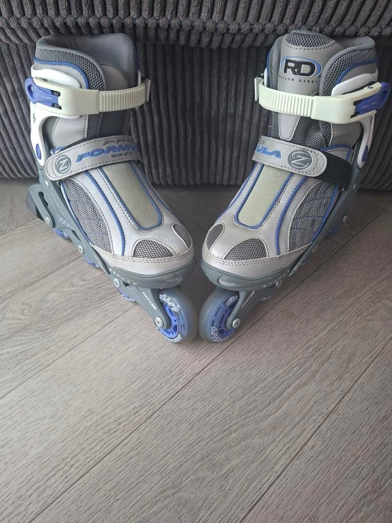 Skeelers verstelbaar maat 34-37 met beschermers, Ophalen