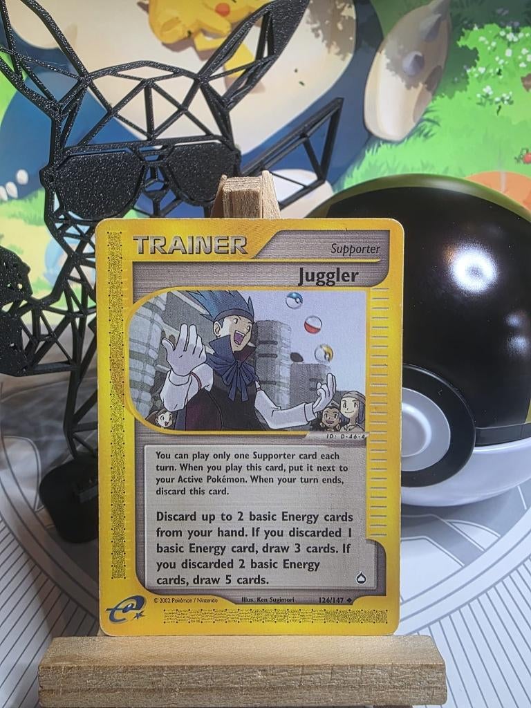 Pokémon TCG - Trainer - Juggler 126/147, Ophalen of Verzenden, Gebruikt, Losse kaart