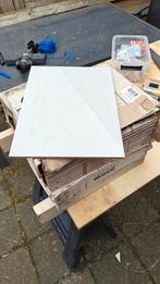 Witte badkamertegels met marmerlook, Ophalen, Nieuw, 20 tot 40 cm, Minder dan 5 m²