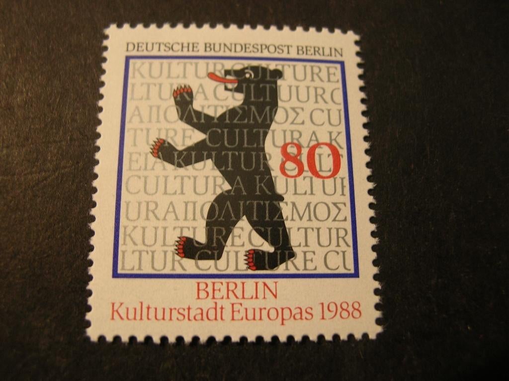 Cept/Verenigd Europa Berlin West 1988  meeloper, Ophalen of Verzenden, Overige landen, Postfris
