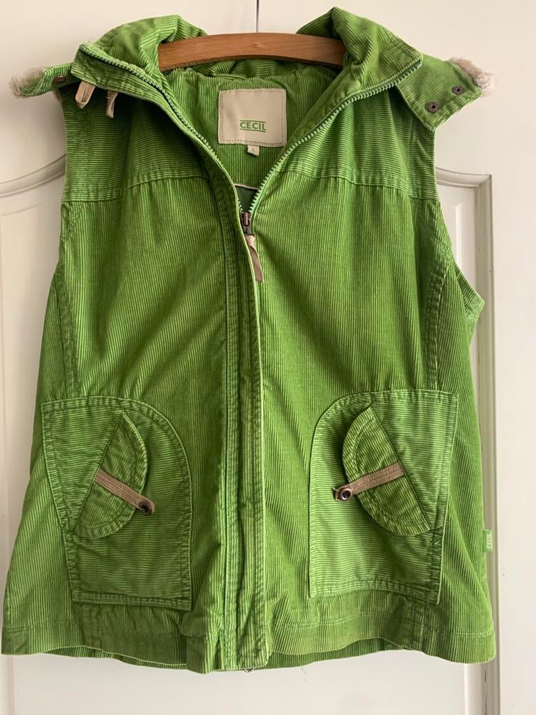 Cecil corduroy bodywarmer 38 M groen, Ophalen of Verzenden, Nieuw, Maat 38/40 (M), Groen