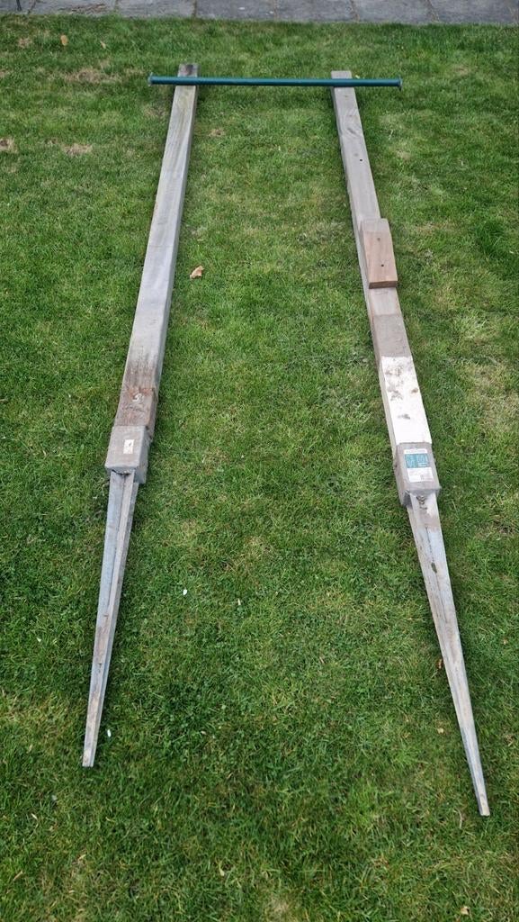 Duikelrek / Optrekstang met hardhouten palen en ankers, Ophalen, Gebruikt, Overige typen