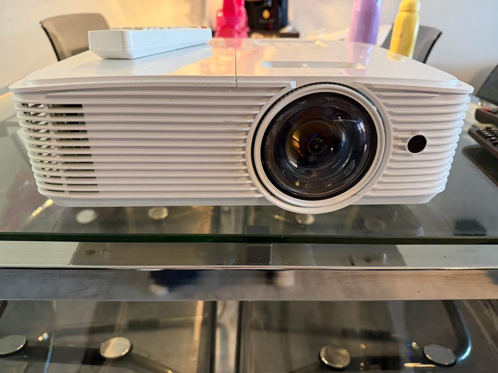 Optoma EH412ST|HDR 4K input|Short Throw|4000Ansilumens!!, Audio, Tv en Foto, Beamers, Ophalen of Verzenden, Zo goed als nieuw