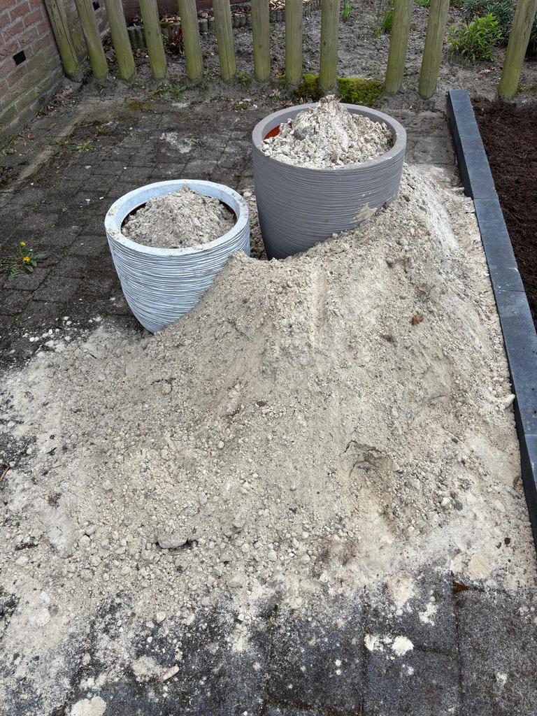 Gratis zand, Tuin en Terras, Zand, Ophalen, Zo goed als nieuw, Ophoogzand