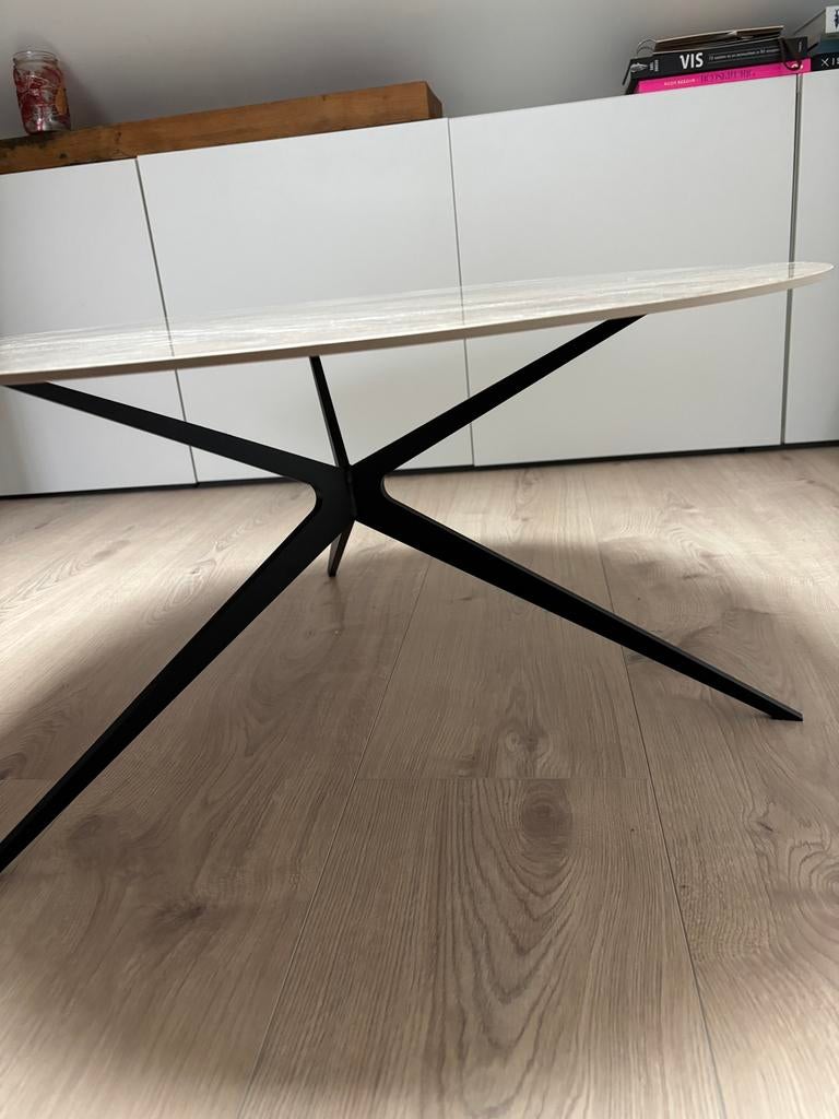 Salontafel, Huis en Inrichting, Tafels | Eettafels, Ophalen of Verzenden, Zo goed als nieuw, Rond, 50 tot 100 cm