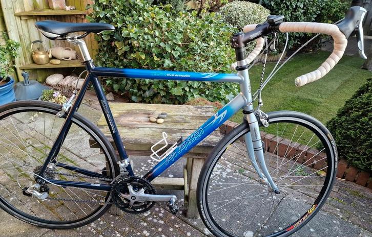 Mooie en goede JAN JANSSEN TOUR DE FRANCE 60CM 27 SP TIAGRA, Fietsen en Brommers, Fietsen | Racefietsen, Gebruikt, Overige merken