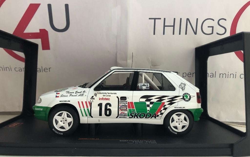 Ixo 1:18 Skoda Felicia Kit Car No.16, Rally Tour de Corse, Ophalen of Verzenden, Nieuw, Auto, Overige merken