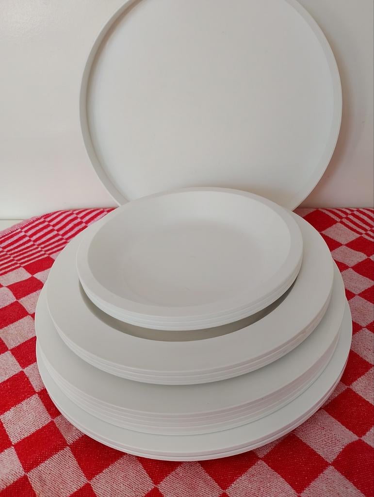 Mooie hard plastic borden, Ophalen of Verzenden