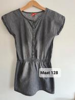 Zwart -grijs spijkerstof jurkje van Girls Maat 128, Kinderen en Baby's, Kinderkleding | Maat 128, Meisje, Ophalen of Verzenden