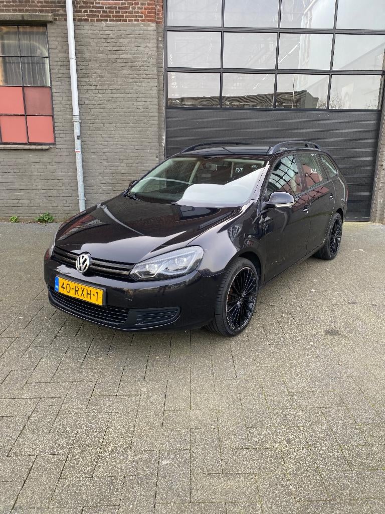 Volkswagen Golf 1.2 TSI 77KW Variant 2011 Zwart, Auto's, Volkswagen, Voorwielaandrijving, Euro 5, Stof, 4 cilinders