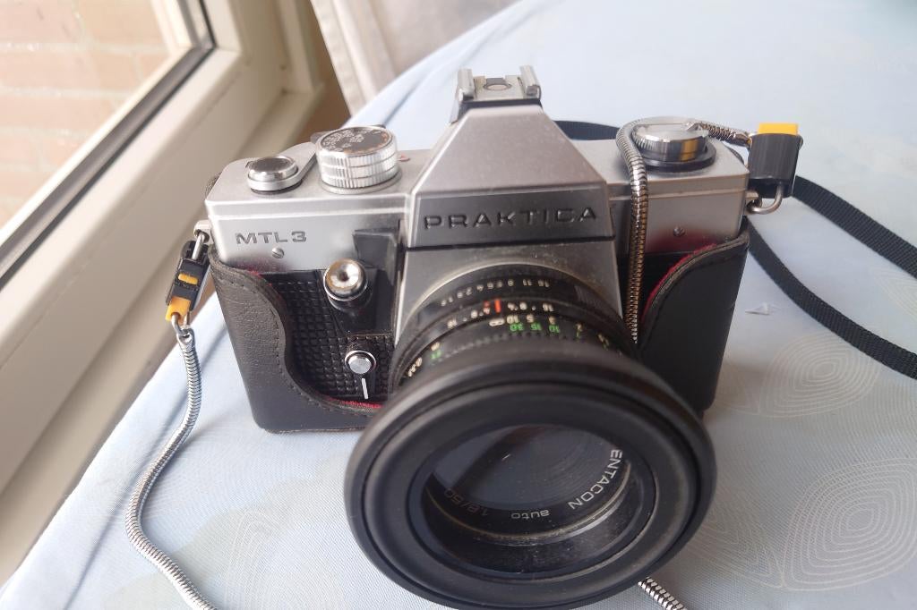 PRACTICA MTL3  met PENTACON auto 1.8/50 lens, Ophalen of Verzenden, Refurbished, Spiegelreflex, Overige Merken
