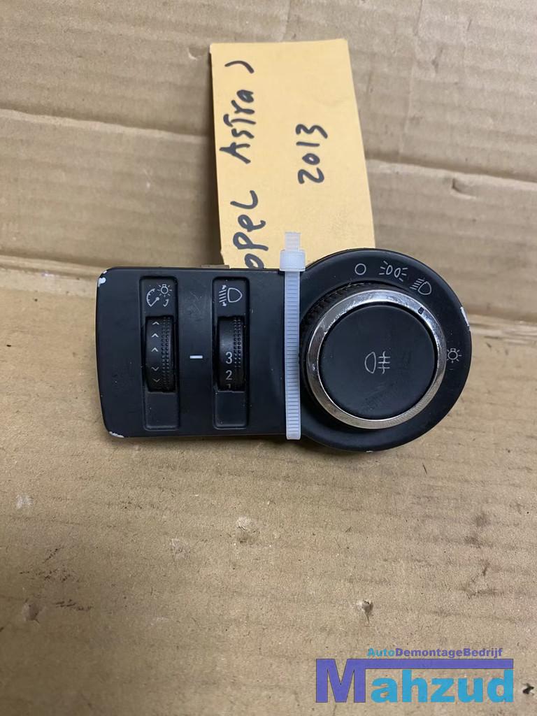 OPEL ASTRA J Licht schakelaar 2009-2015 13268697, Auto-onderdelen, Dashboard en Schakelaars, Gebruikt, Opel Automobile GmbH, Ophalen of Verzenden