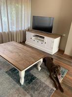 Landelijke Salontafel en TV Kast - De Bongerd, Ophalen, 100 tot 150 cm, Eikenhout, 50 tot 100 cm