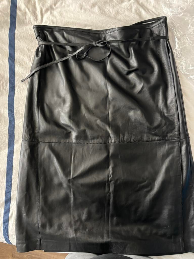 Leren rok Caroline Tensen/Mart Visser zwart mt 48, Kleding | Dames, Rokken, Verzenden, Zwart, Maat 46/48 (XL) of groter, Nieuw