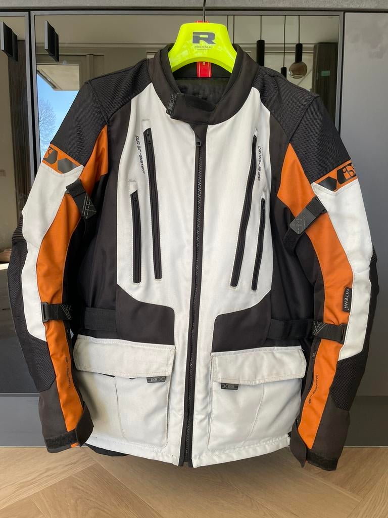 IXS motorjas + broek - 4 seizoenen, Motoren, Kleding | Motorkleding, Ophalen, Tweedehands, Heren, Jas | textiel