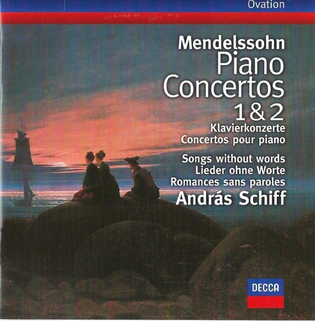 Andras Schiff - Mendelssohn pianoconcerten 1 & 2, Ophalen of Verzenden, Romantiek, Gebruikt, Orkest of Ballet