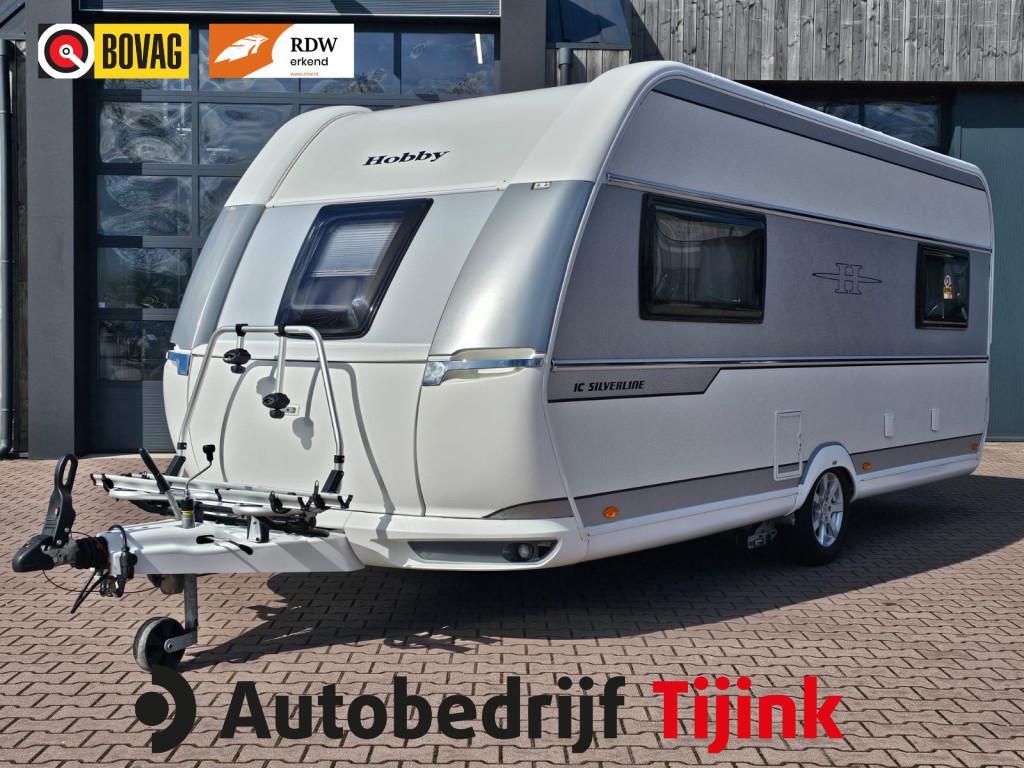Hobby 495 UL De Luxe IC-Silverline (1042668), Caravans en Kamperen, Kachel, Rondzit, Hobby, 7 tot 8 meter