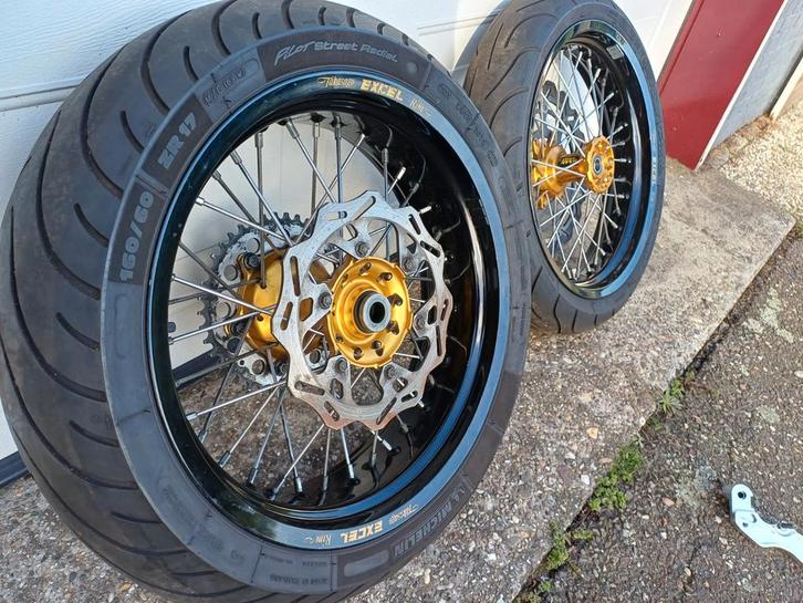 Excel Supermotard wielen - Yamaha WR450F, Motoren, Onderdelen | Yamaha, Gebruikt, Ophalen