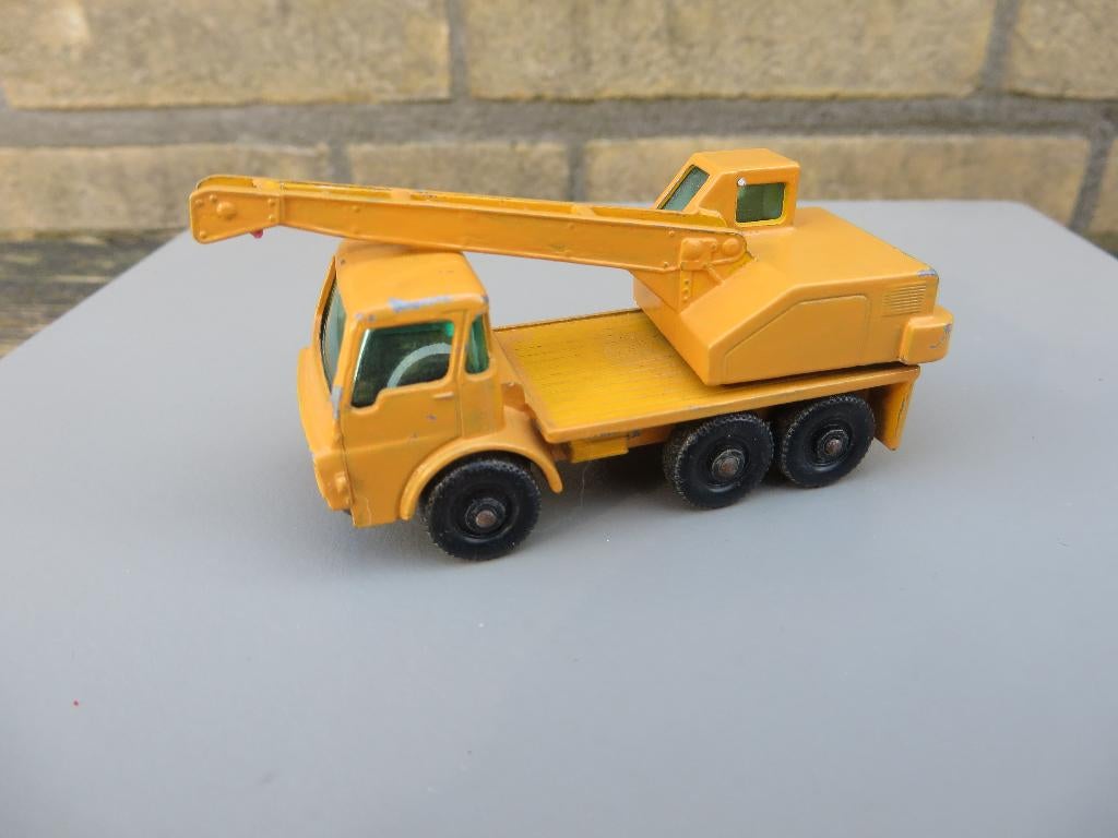Matchbox Dodge Crane Truck, Ophalen of Verzenden, Gebruikt, Bus of Vrachtwagen